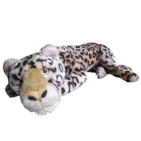 Vintage E & J Classic Legal Leopard Realistic Stuffed Animal 20 Inch Plush Toy - Picture 1 of 12